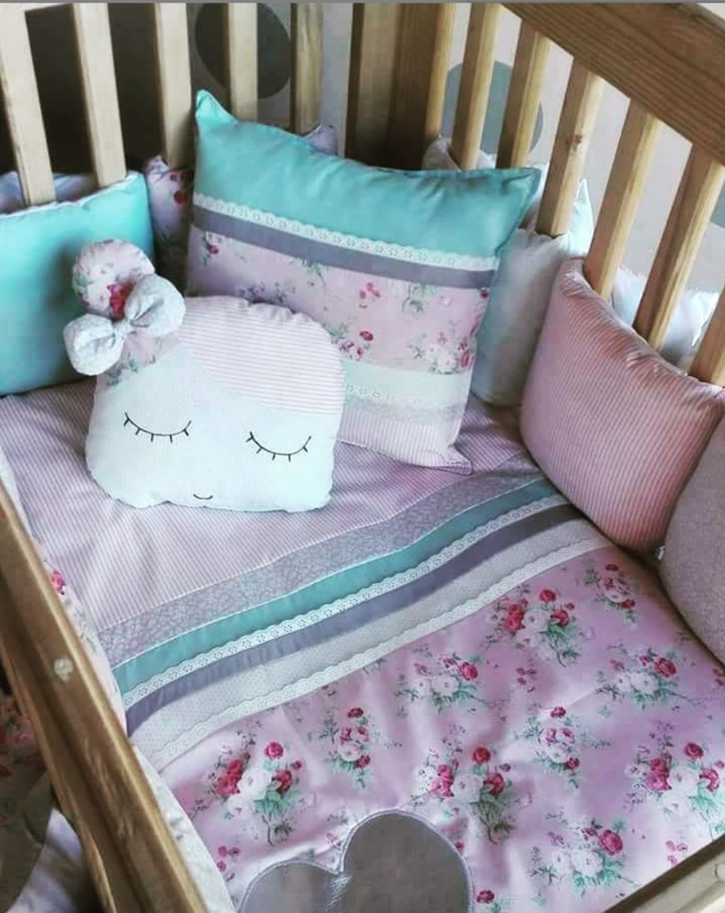Lielies Cot Set Multi Lielies Baby Bedding | Character Cushions