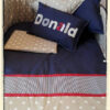 Lielies Cot Set Navy & Stone Lielies Baby Bedding | Character Cushions