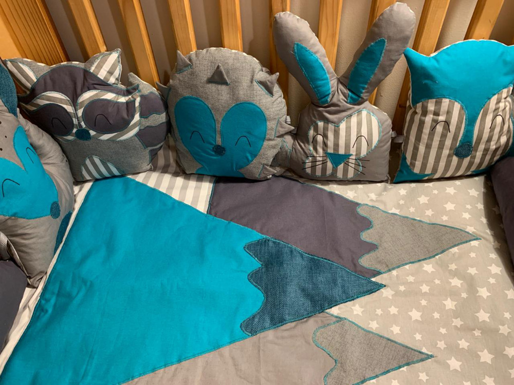Lielies Character Cot Bumpers
