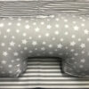 Lielies Lear 2 Sit Pillow Grey Stars Lielies Learn 2 Sit Pillow Only | Choose Your Fabric | *Made to Order