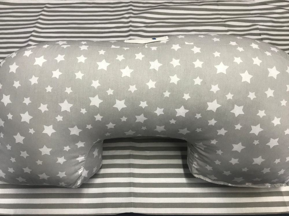 Lielies Lear 2 Sit Pillow Grey Stars Lielies Learn 2 Sit Pillow Only | Choose Your Fabric | *Made to Order