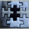 Lielies Puzzle Play Mat Black and White Lielies Puzzle Play Mat