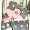 Lielies Tummy Time Play Mat in Pink and Grey Lielies Sensory Play Mat - Small