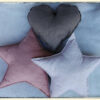 Lielies Character Cushions Stars and Heart Lielies Baby Bedding | Character Cushions