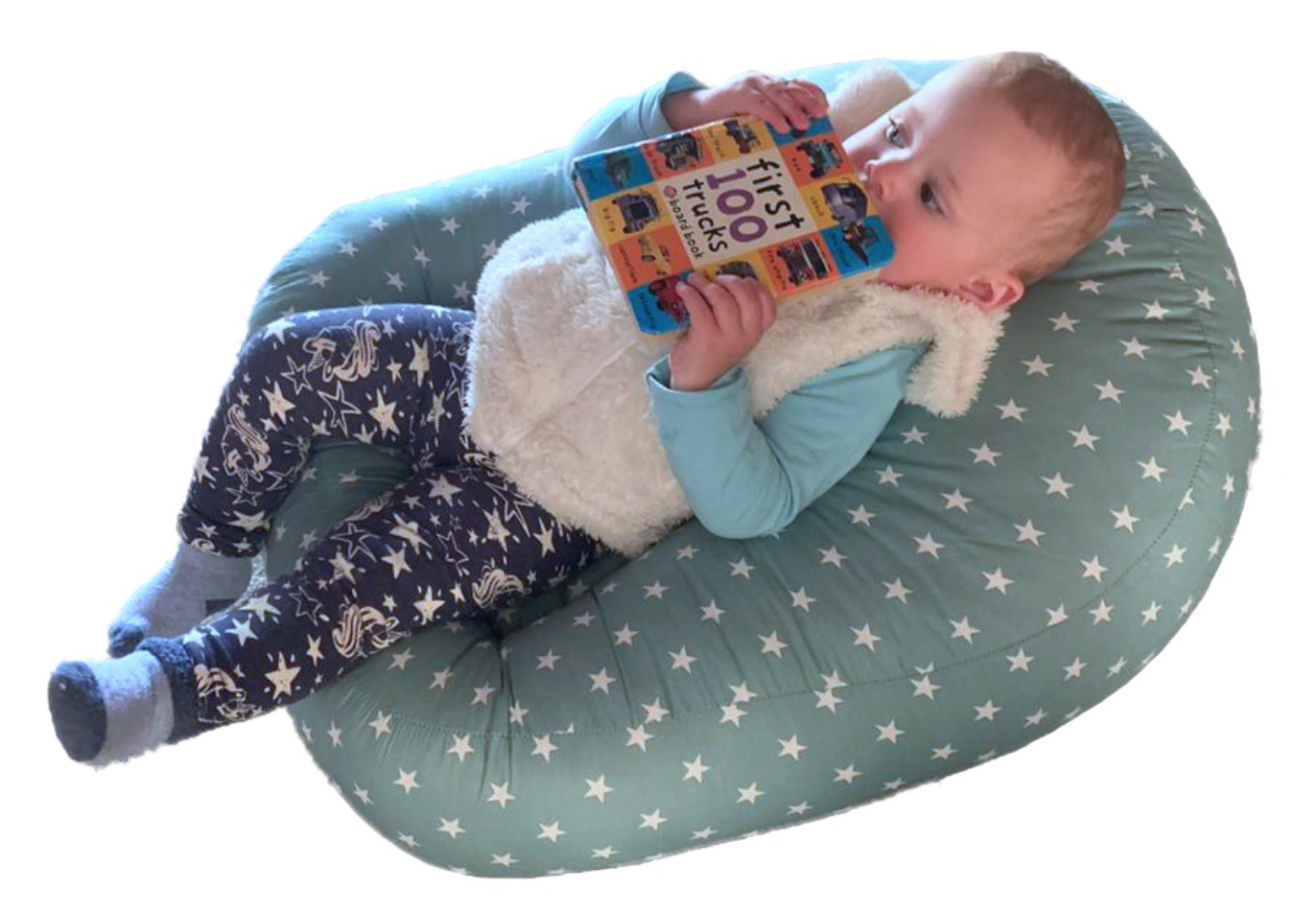 Lielies SelfHelp Chair | Duck Egg Stars | *In Stock | 15% off Lielies SelfHelp Chair | Choose Your Fabric | *Made to Order