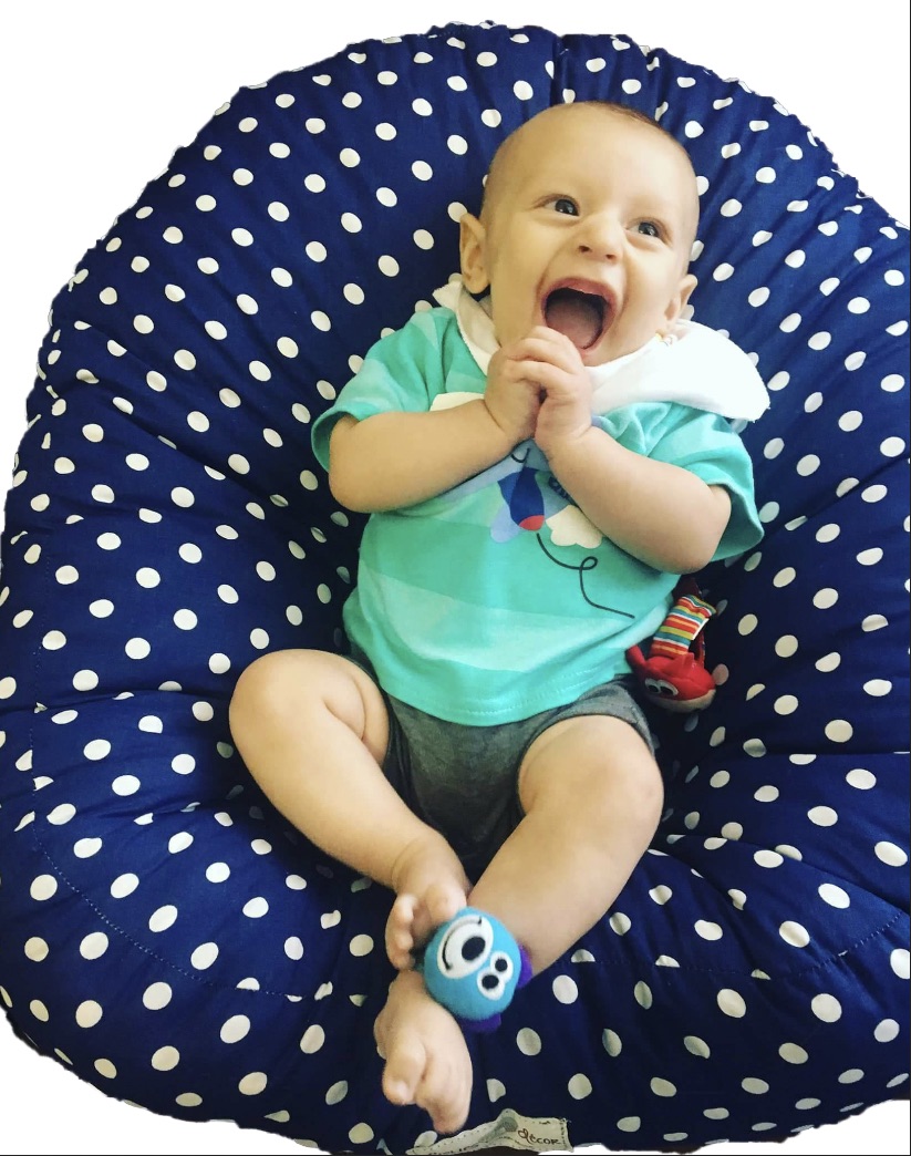 Lielies SelfHelp Chair | Navy Blue Polka | *Made to Order | 15% off Lielies SelfHelp Chair | Navy Blue Polka | Made to Order