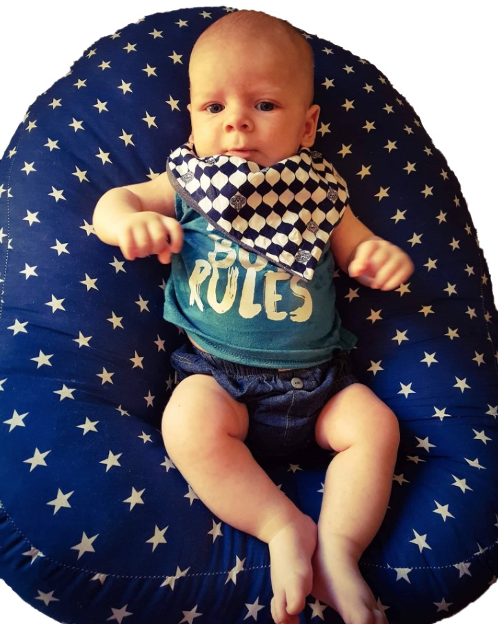 Lielies SelfHelp Chair | Navy Blue Stars | Made to Order
