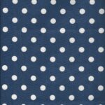 Navy Polka Dot